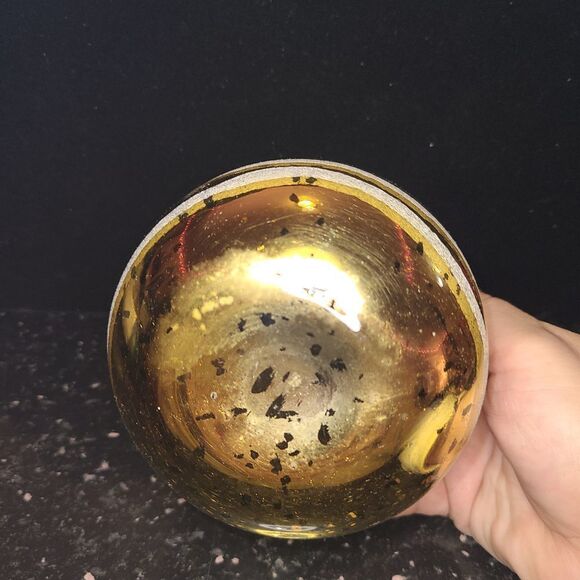 Gold Glitter Large Votive Holder - Picture 5 of 6